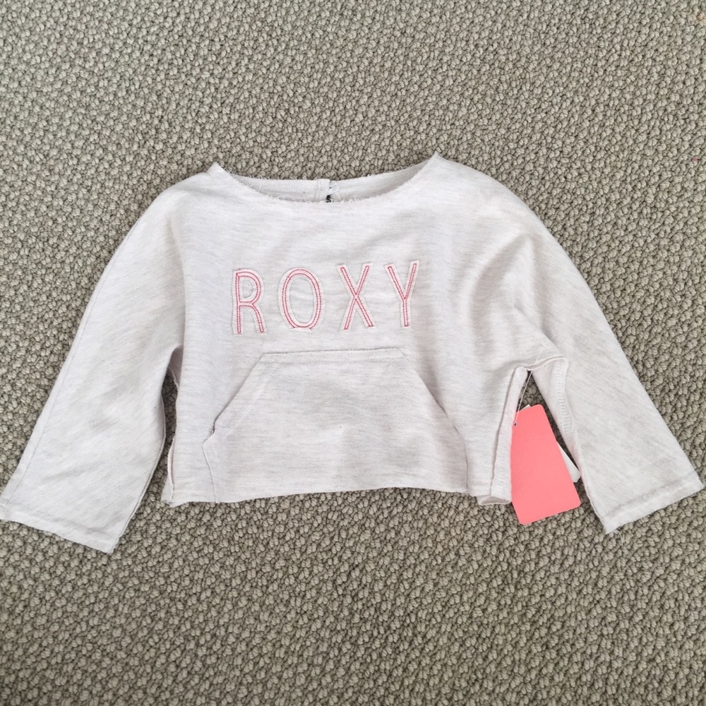 ROXY Pull Over Cropped Sweatshirt
